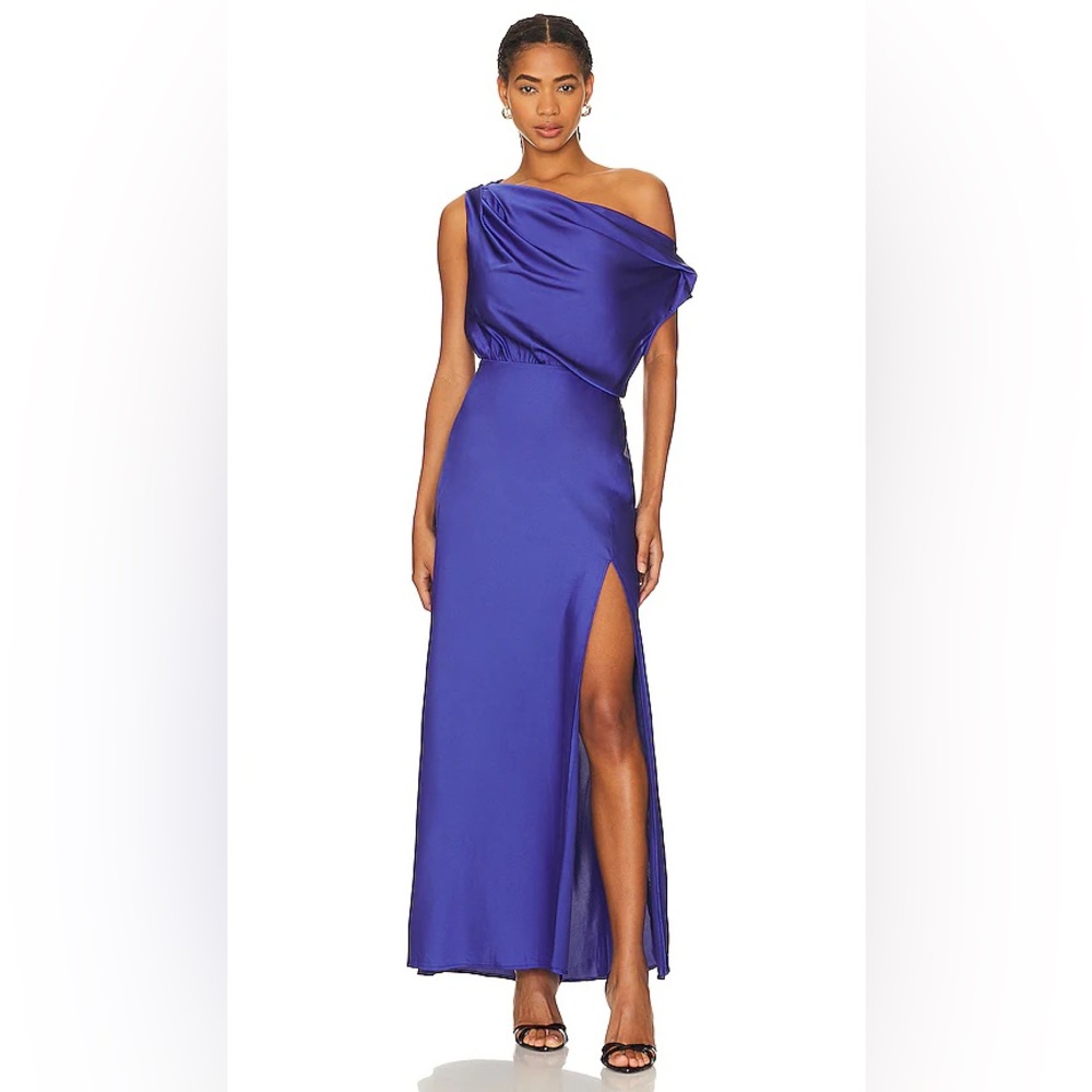 ASTR the label x REVOLVE Monroe Maxi Formal Dress in Cornflower Blue size Large
